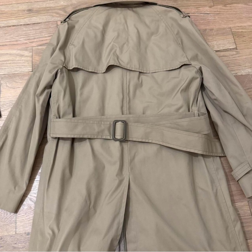 London Fog Beige Trench Coat - Picture 3 of 3